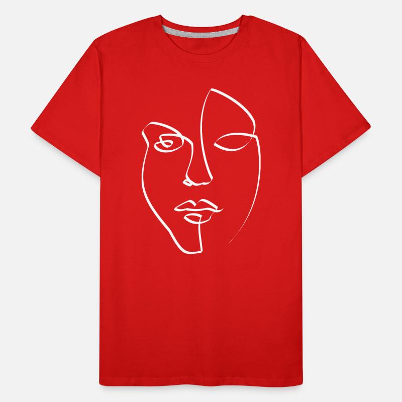 Face T-shirt bio Premium Homme