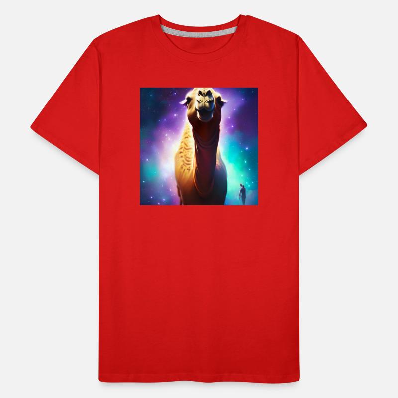 Dromedary Camel - Galaxy Space T-shirt bio Premium Homme