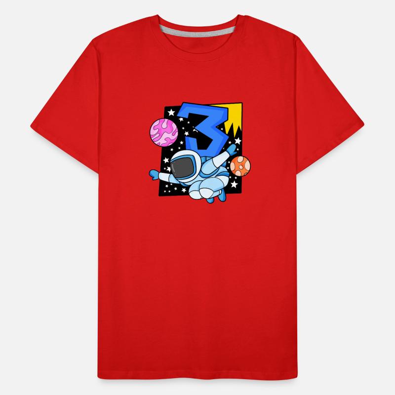 3 ans Jeune astronaute T-shirt bio Premium Homme