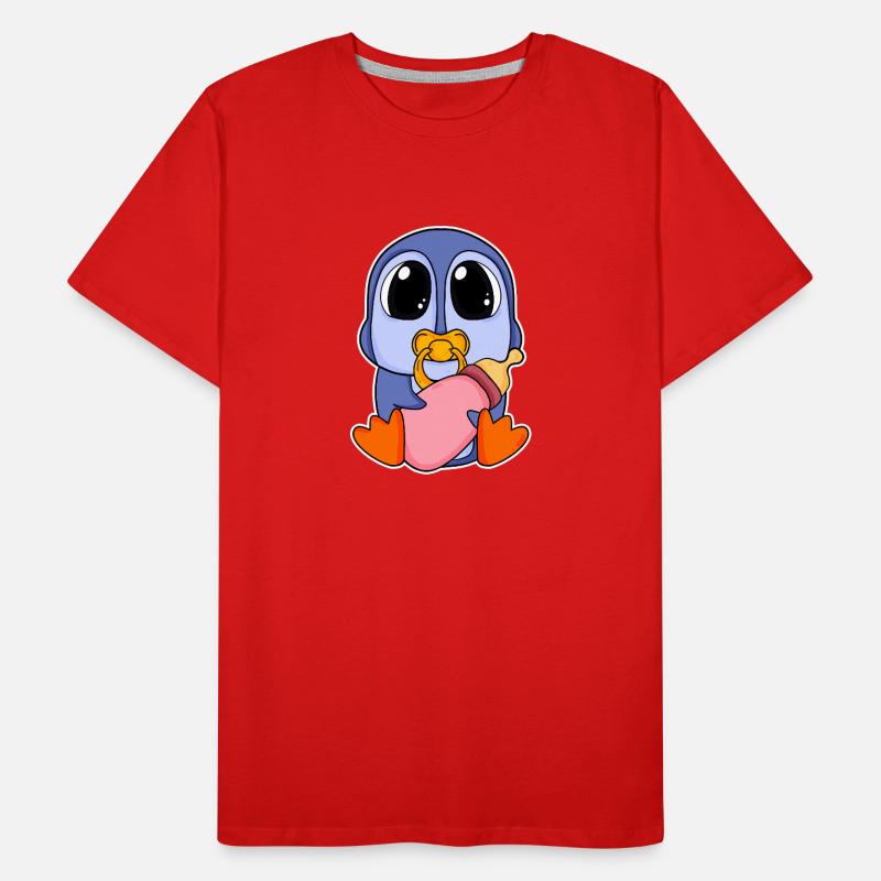 Motif Bébé Pingouin T-shirt bio Premium Homme