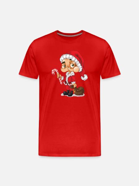 Santa Claus Nikolaus Santa - Men's Premium Organic T-Shirt - red