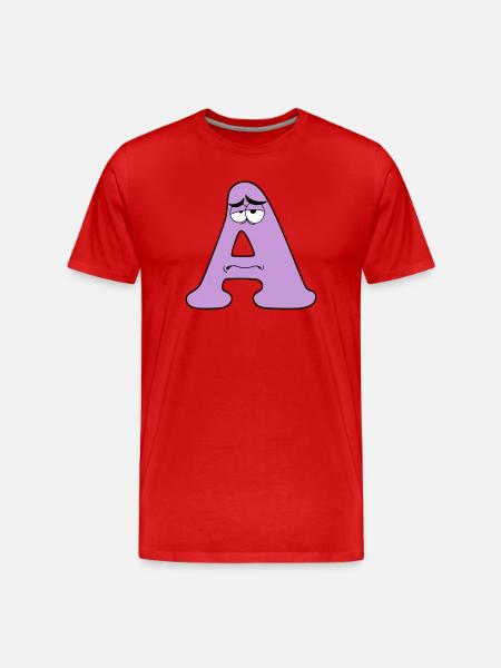 A - Männer Premium Bio T-Shirt - Rot