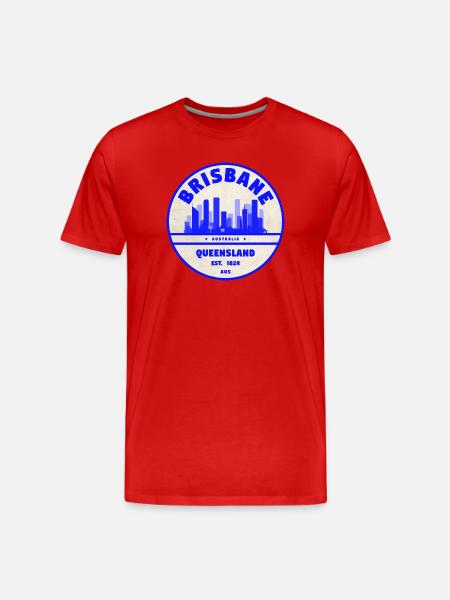 Brisbane - T-shirt bio Premium Homme - rouge