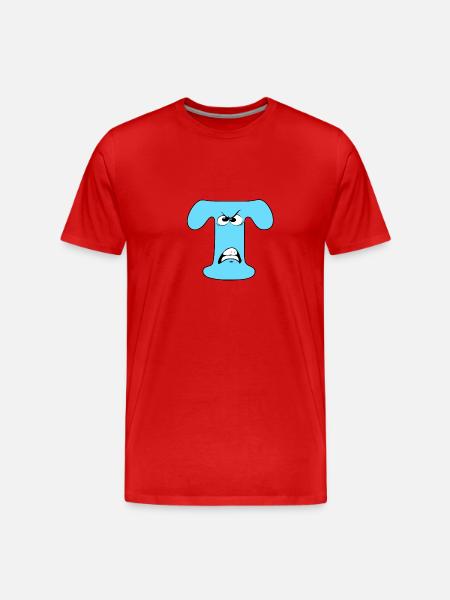 T - Men's Premium Organic T-Shirt - red