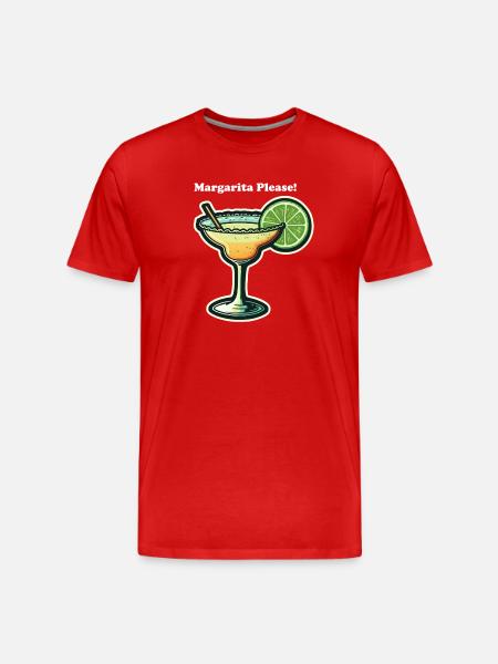 Margarita Please! - Men's Premium Organic T-Shirt - red