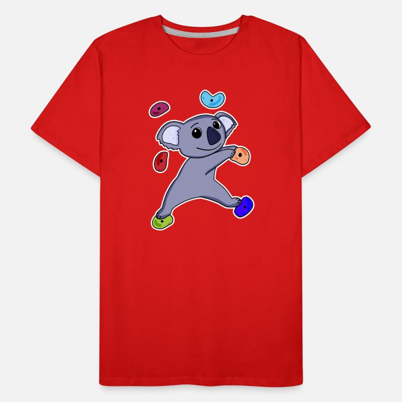 Escalade du koala T-shirt bio Premium Homme