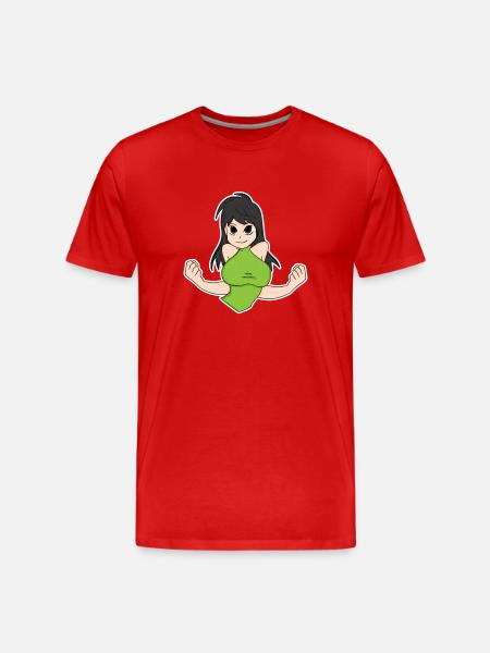 Anime - T-shirt bio Premium Homme - rouge