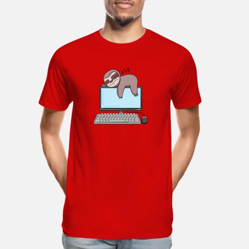 Computer Nerd Programmer Gift Men's Premium Organic T-Shirt