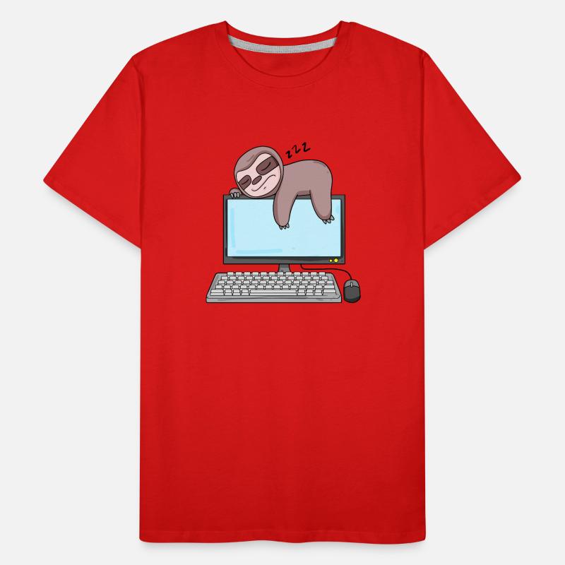 Computer Nerd Programmer Gift Men's Premium Organic T-Shirt