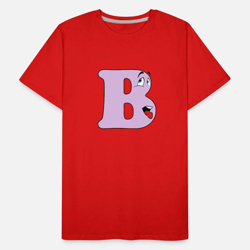 B Männer Premium Bio T-Shirt
