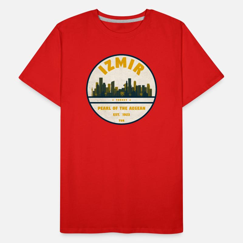 Perle d’Izmir de l’Insigne de la mer Égée T-shirt bio Premium Homme