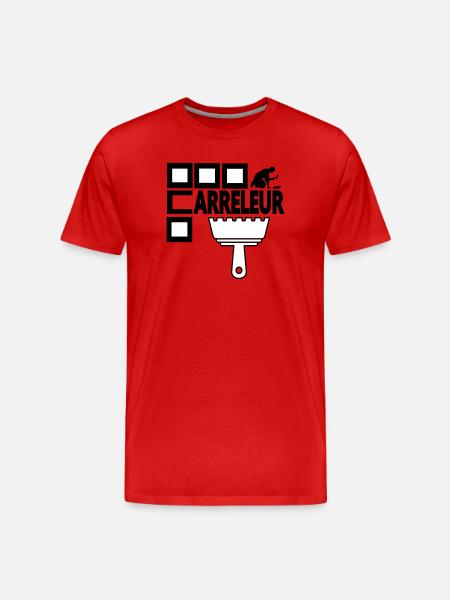 Tiler - Men's Premium Organic T-Shirt - red
