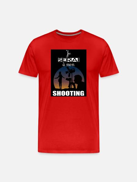 I'll be shooting - Men's Premium Organic T-Shirt - red