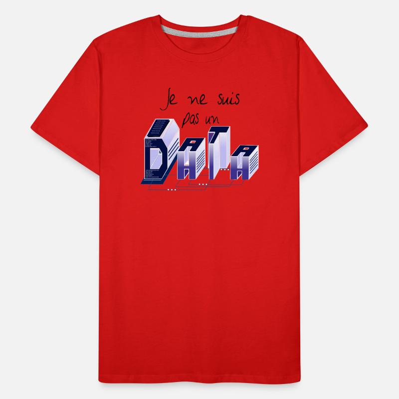Je ne suis pas un DATA T-shirt bio Premium Homme