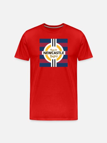 C’est Newcastle Enjoy - T-shirt bio Premium Homme - rouge