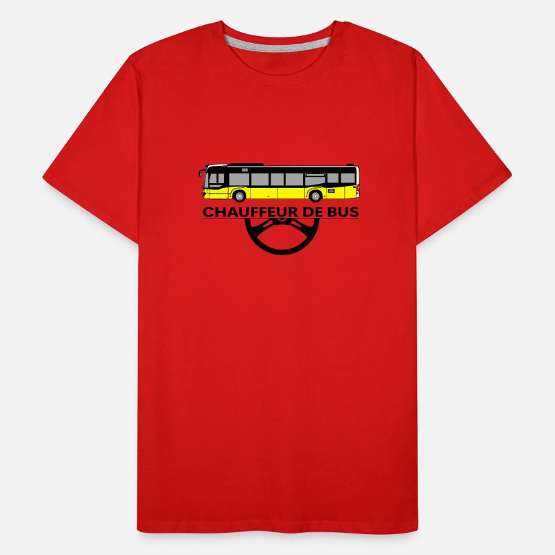 Chauffeur de bus T-shirt bio Premium Homme