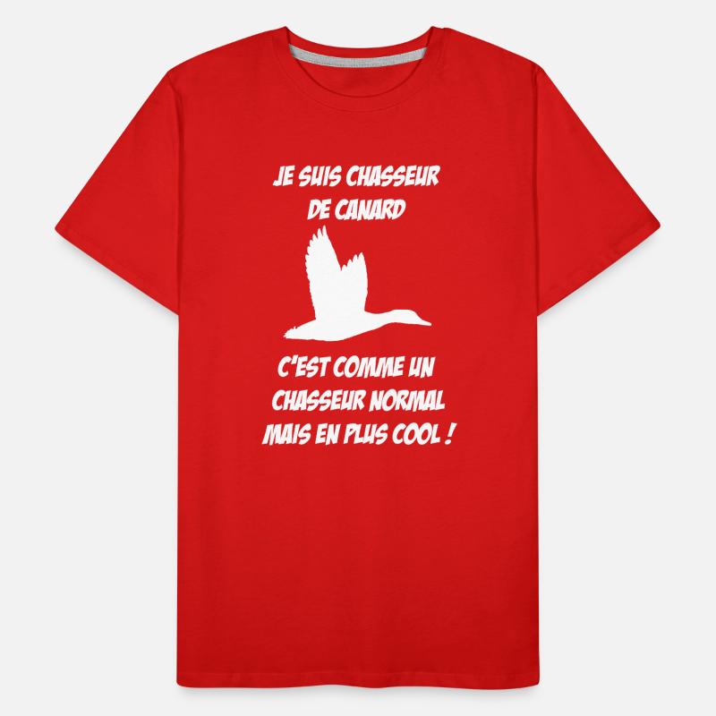 chasseur de canard T-shirt bio Premium Homme