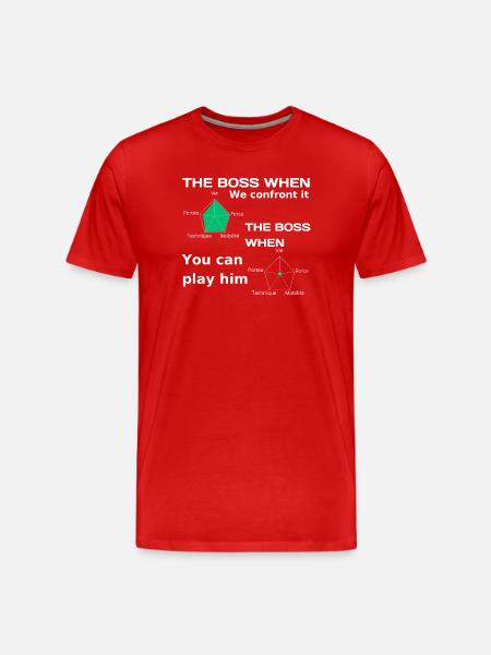  Fighter Mindset: You Can Play Him - Men's Premium Organic T-Shirt - red