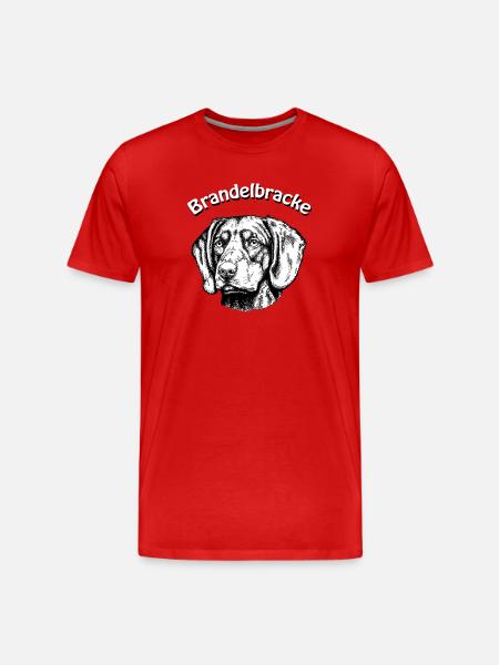 Brandelbracke Portrait - Men's Premium Organic T-Shirt - red