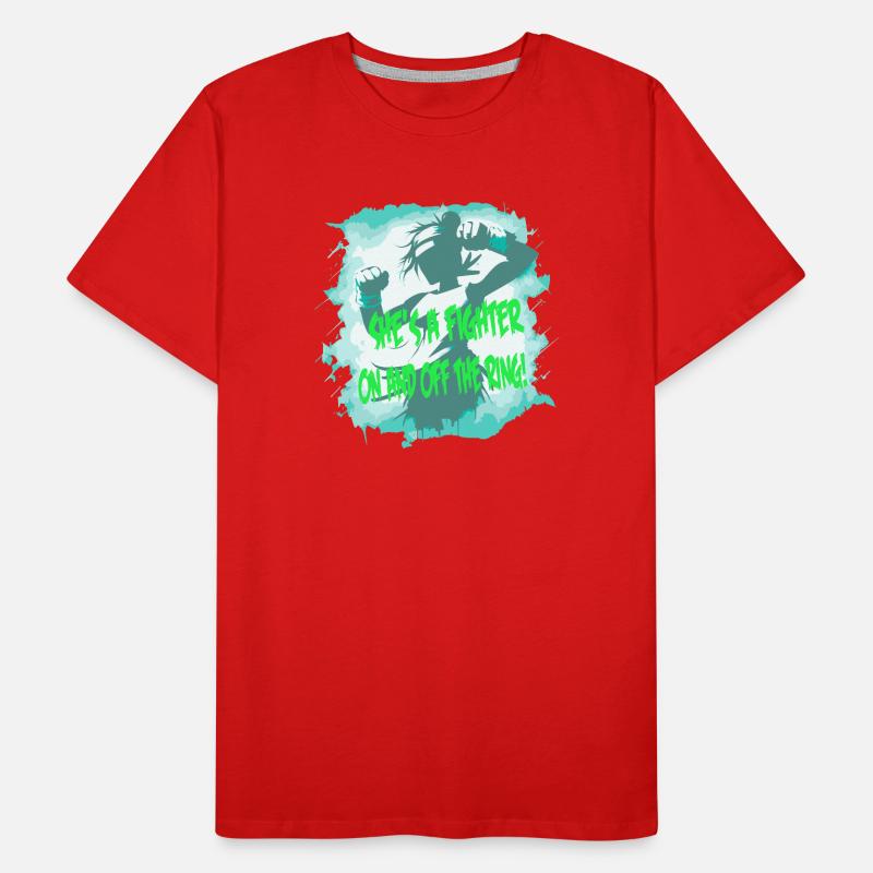 Fighter She's a fighter Men's Premium Organic T-Shirt