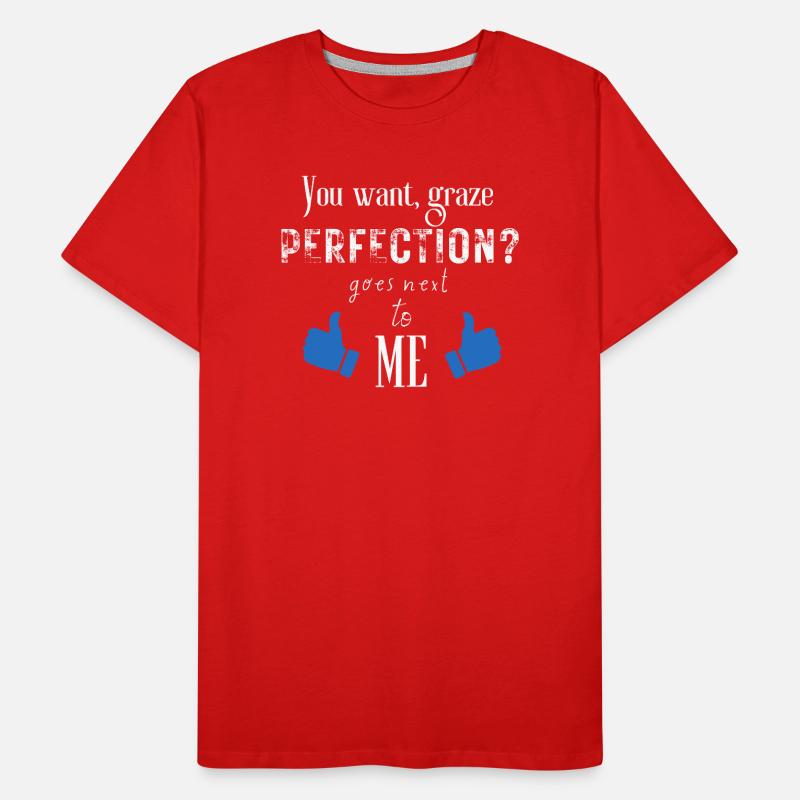 La perfection vient à côté de moi T-shirt bio Premium Homme