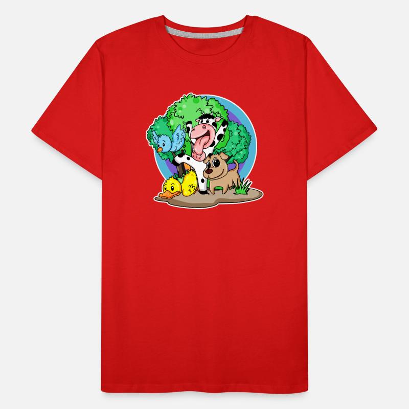 Animaux mignons T-shirt bio Premium Homme