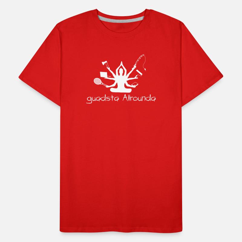 guadsta Allrounda - bester Allrounder, Dialekt Männer Premium Bio T-Shirt