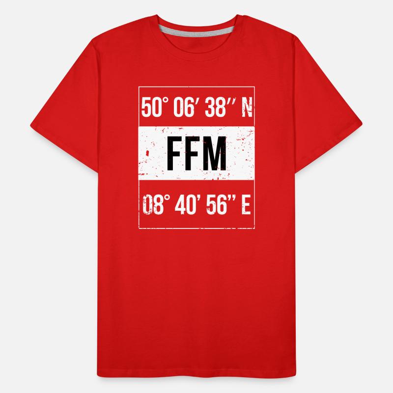 FFM coordinates Frankfurt am Main Men's Premium Organic T-Shirt
