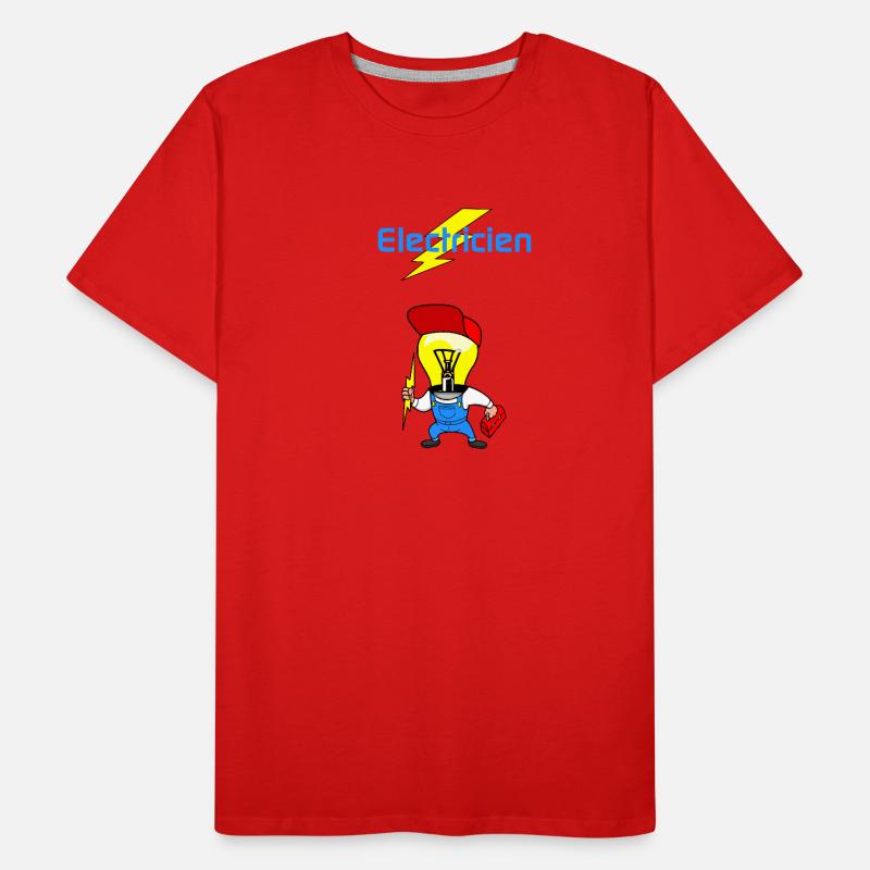 Elektriker Männer Premium Bio T-Shirt