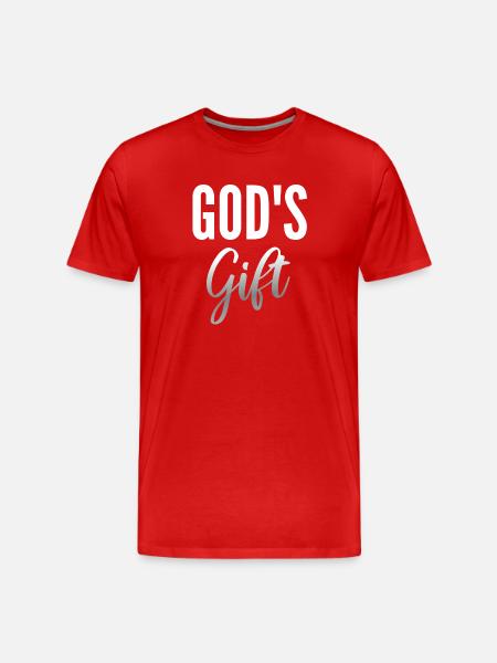 Gift of God - Men's Premium Organic T-Shirt - red