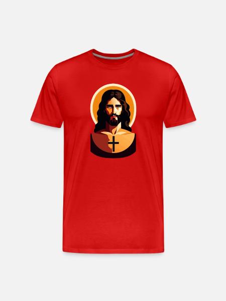 Mon Dieu - T-shirt bio Premium Homme - rouge