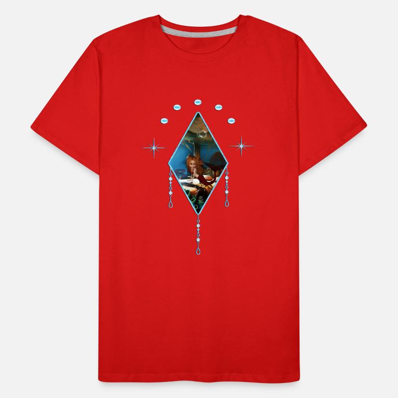 Petite Sirène à la maison T-shirt bio Premium Homme