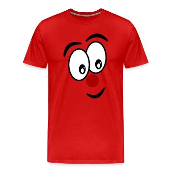 HUMOR. QUOTATION. MESSAGE. RETIREMENT. ANNIVERSARY. - Men's Premium Organic T-Shirt - red - Front - Damien (186cm)