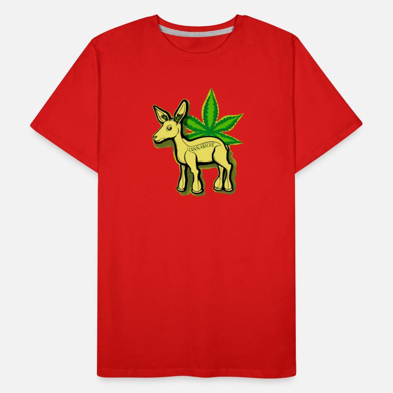 Cannabiche 05 mit Tippfehler Männer Premium Bio T-Shirt
