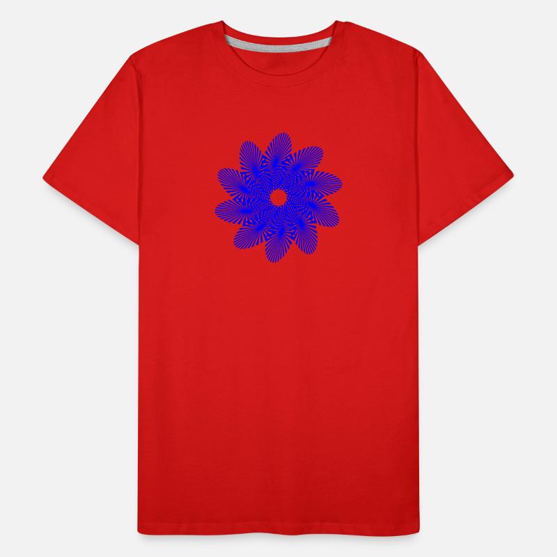 Mandala | Rayons de soleil | Modèle T-shirt bio Premium Homme