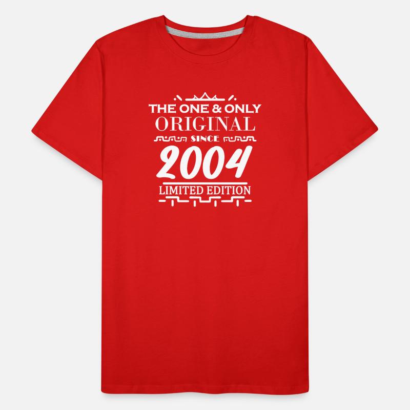 2004 - Année de construction 2004 - Né en 2004 T-shirt bio Premium Homme