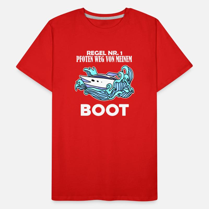 Boote Motorboot Männer Premium Bio T-Shirt
