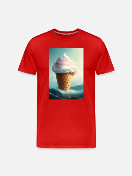 Glace - T-shirt bio Premium Homme - rouge