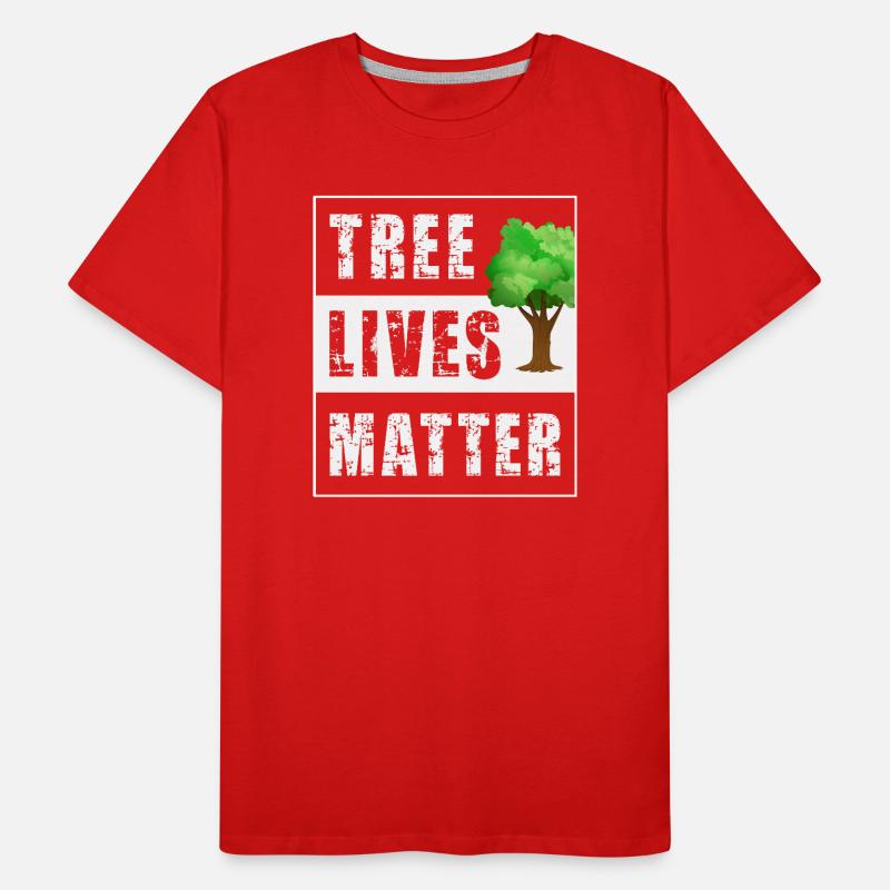 Baum Bäume Männer Premium Bio T-Shirt