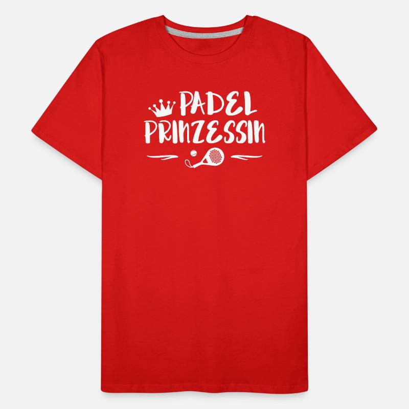 Padel Spieler Padelspiel Statement Rückschlag Männer Premium Bio T-Shirt