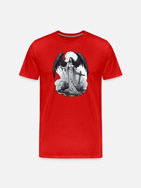 Dark Angel - Men's Premium Organic T-Shirt - red