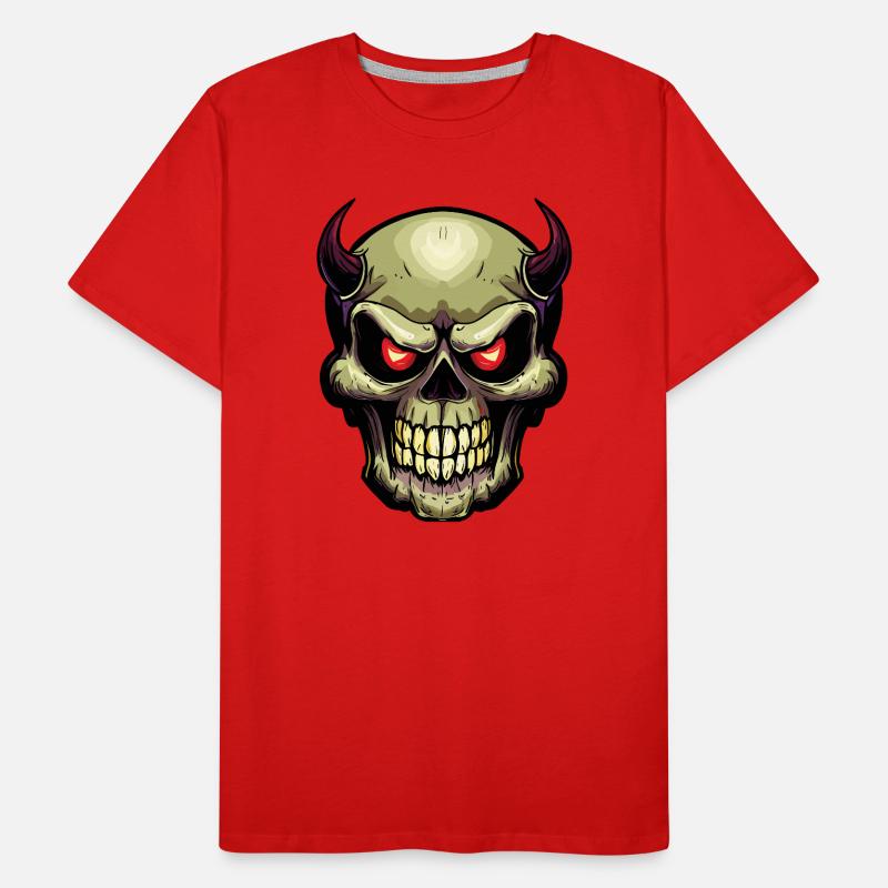 Crâne T-shirt bio Premium Homme