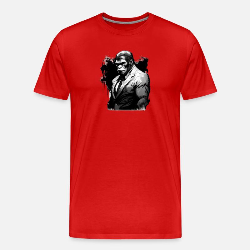 gentelman - Männer Premium Bio T-Shirt - Rot