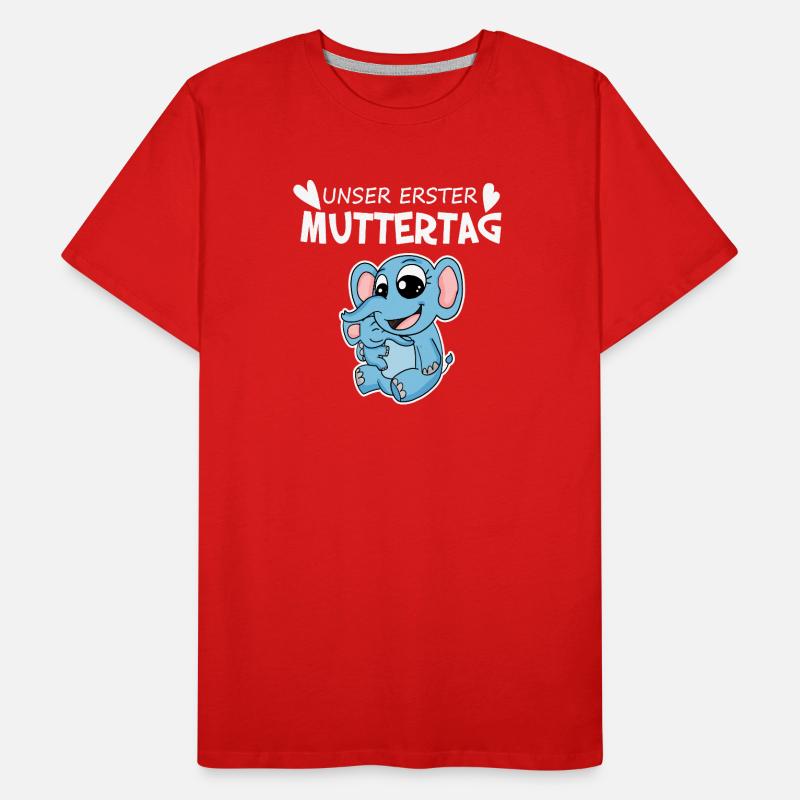 Muttertag - erster Muttertag Geschenk Männer Premium Bio T-Shirt