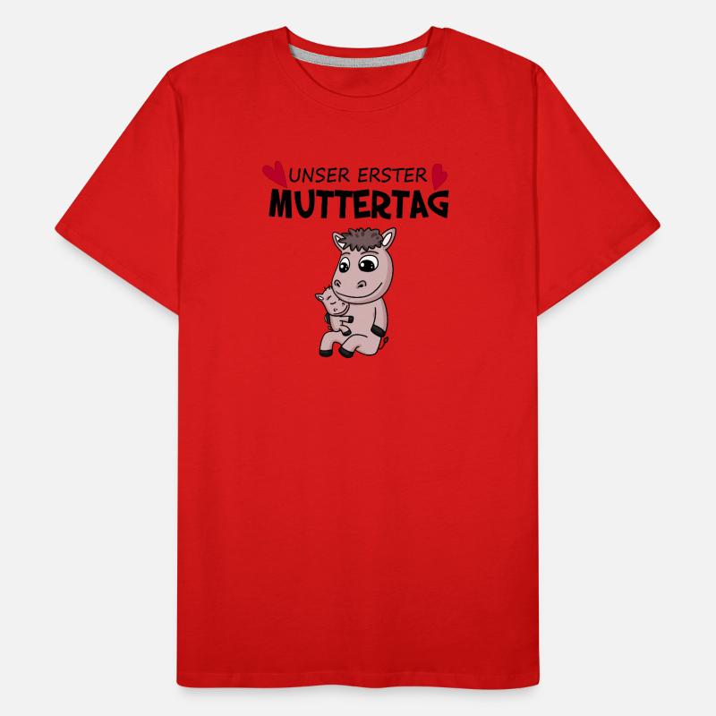 Muttertag - erster Muttertag Geschenk Männer Premium Bio T-Shirt