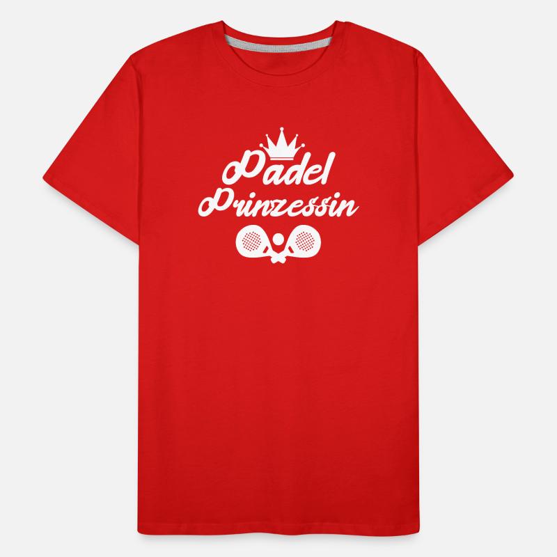 Revers Padel Player Statement Balles de raquette T-shirt bio Premium Homme