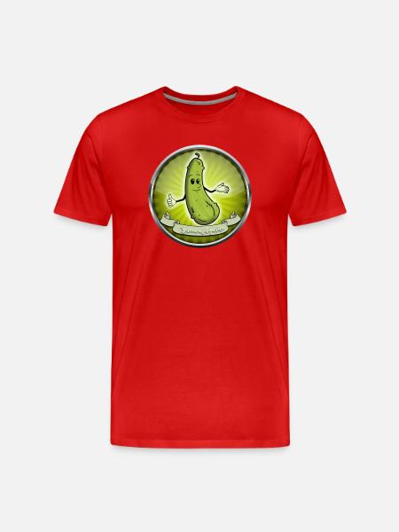 Concombre de Spreewald - T-shirt bio Premium Homme - rouge