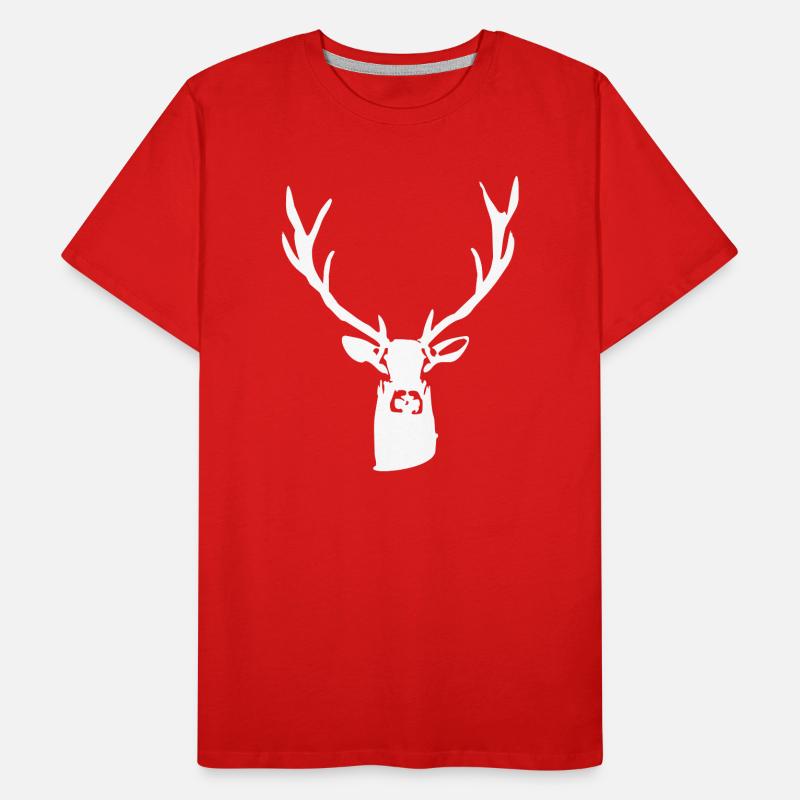 cerf noble T-shirt bio Premium Homme
