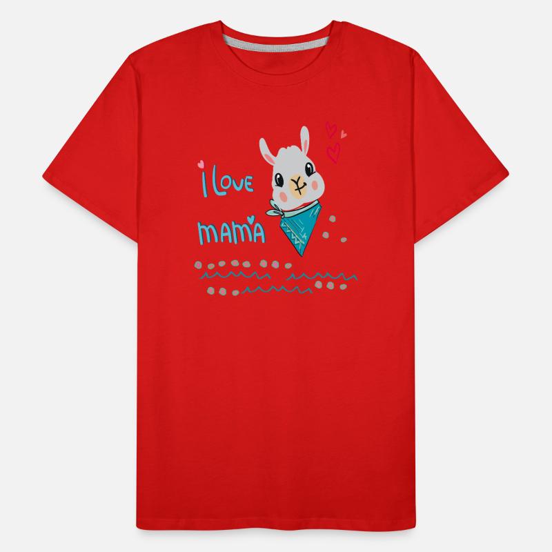 Mama, Muttertag, Mutti Männer Premium Bio T-Shirt