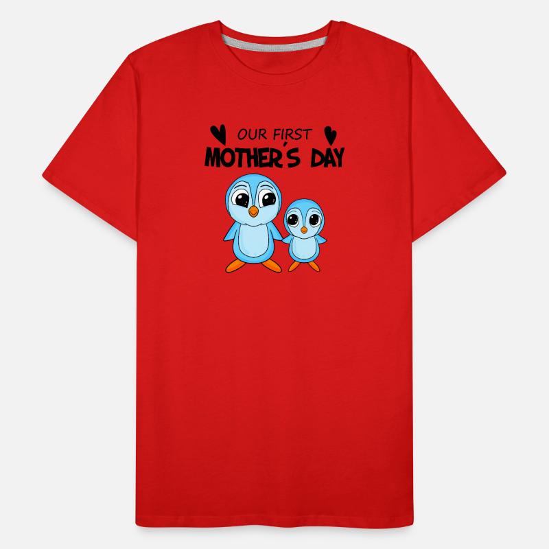 Muttertag - erster Muttertag Geschenk Männer Premium Bio T-Shirt